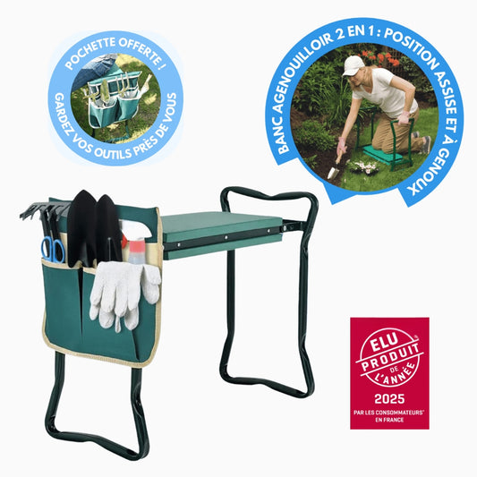 Banc Agenouilloir de jardinage